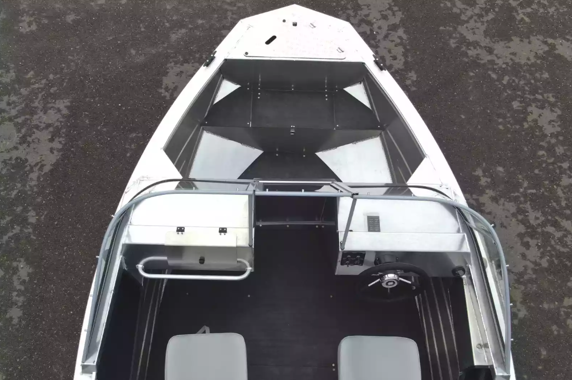 Алюминиевый катер Неман-450 DC NEW без покраски в Тольятти