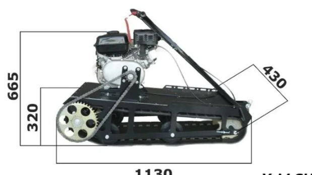 Мотобуксировщик XTREME-MOTORS "Конек-Горбунок" 6.5 л.с. в Тольятти