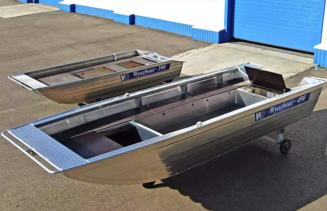 Алюминиевая лодка Wyatboat-490 Jonboat в Тольятти