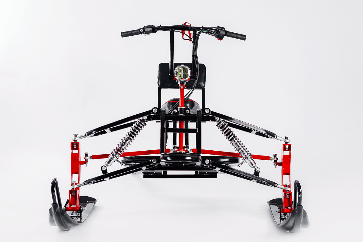 Лыжный модуль IKUDZO с подогревом ручек пластиковые лыжи в Тольятти