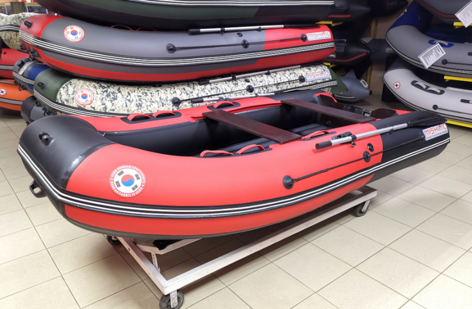 КОМПЛЕКТ Лодка MISHIMO PRO 350 + ЛОДОЧНЫЙ МОТОР MARLIN MP 9.9 (20) AMHS PRO в Тольятти