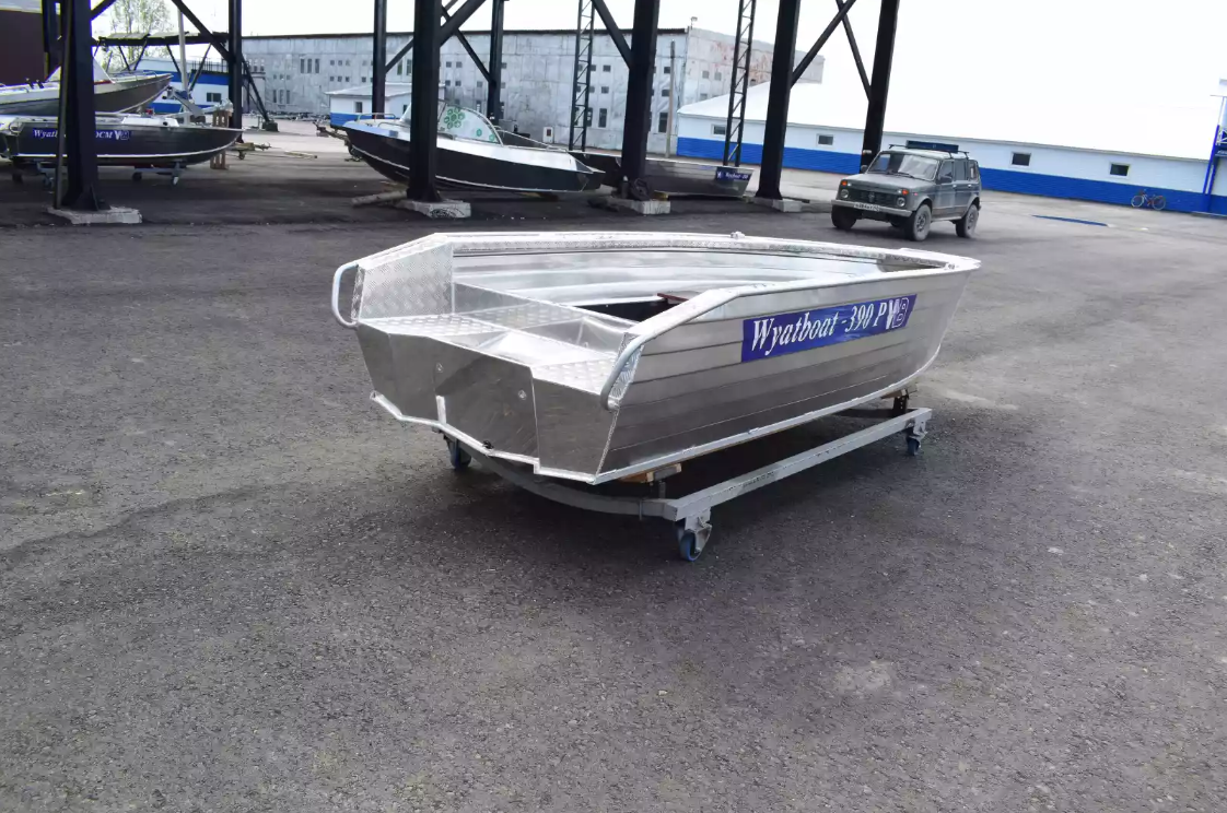 Алюминиевая лодка Wyatboat-390Р Увеличенный борт в Тольятти