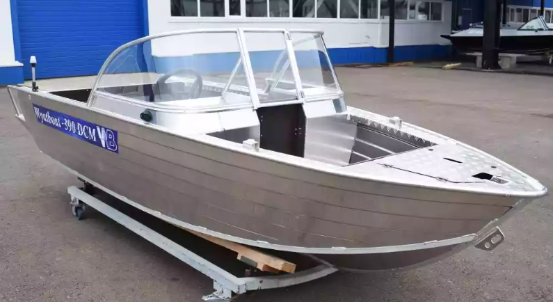 Алюминиевый катер Wyatboat-390 DCM Увеличенный борт в Тольятти