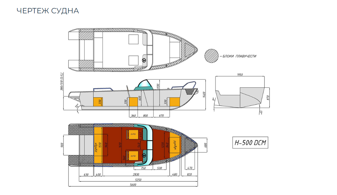 Алюминиевый катер Неман-500 DCM в Тольятти