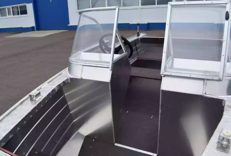 Алюминиевый катер Wyatboat-390 DCM Увеличенный борт в Тольятти