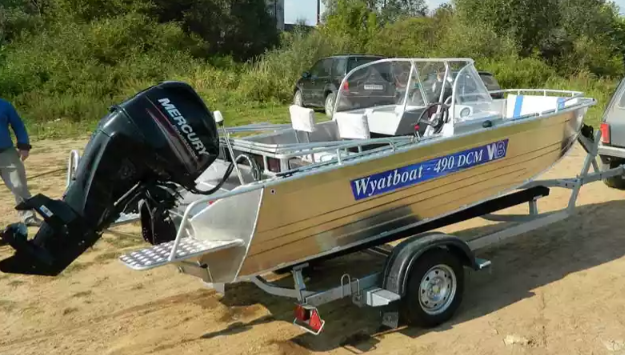 Алюминиевый катер Wyatboat-490 DCM в Тольятти