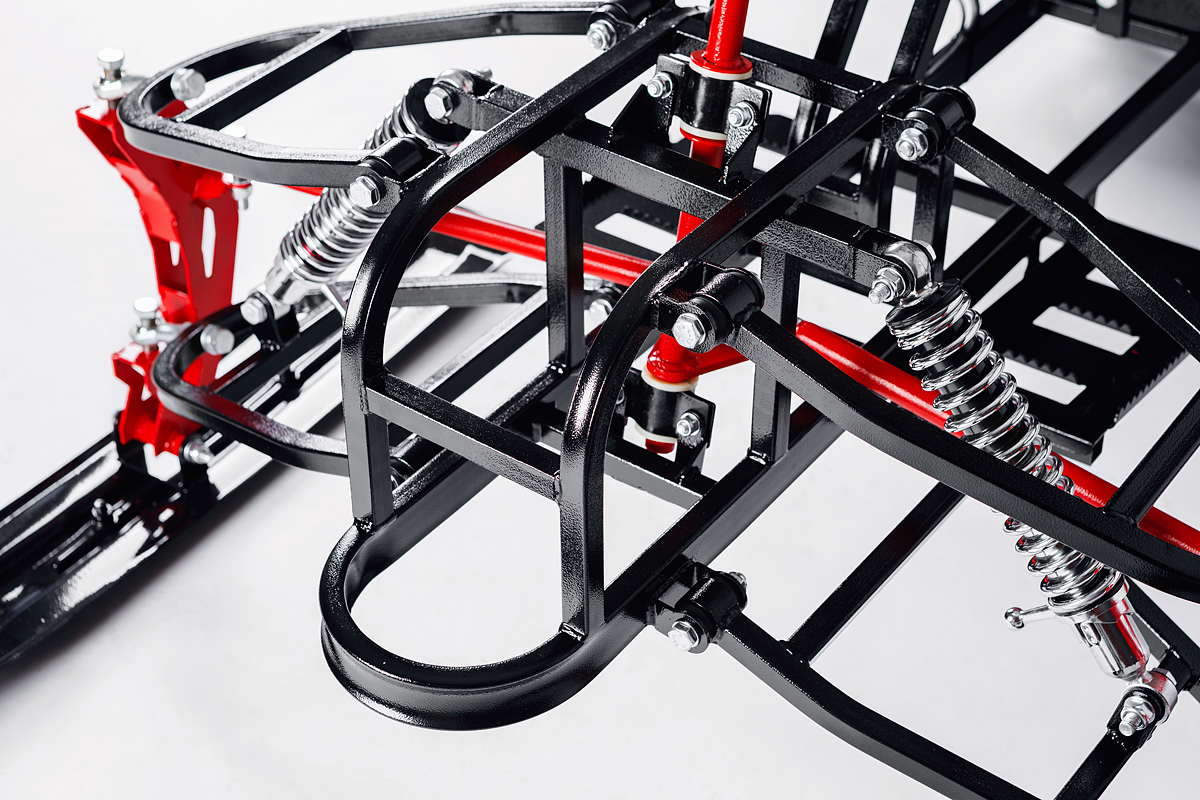 Лыжный модуль IKUDZO с подогревом ручек пластиковые лыжи в Тольятти