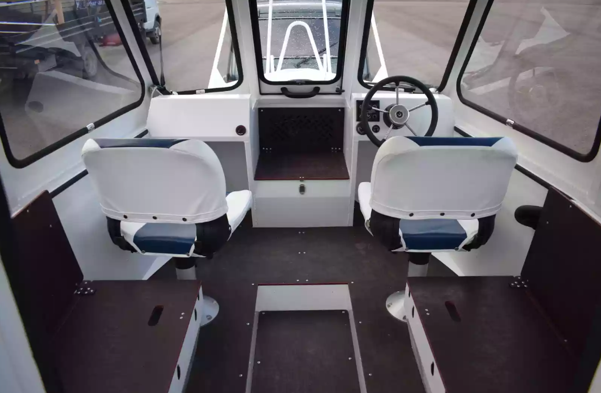 Алюминиевый катер Неман-500 (закрытая рубка) в Тольятти