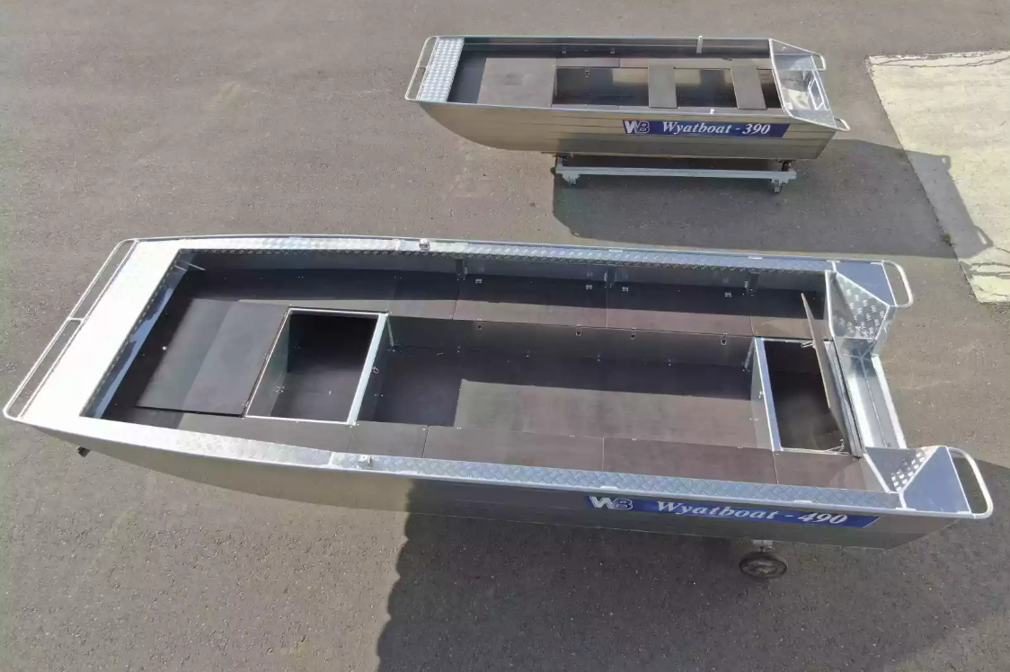Алюминиевая лодка Wyatboat-490 Jonboat в Тольятти