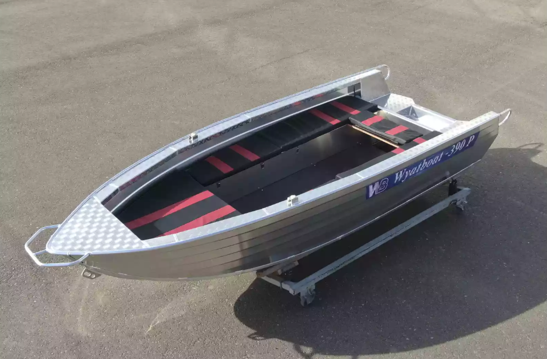 Алюминиевая лодка Wyatboat-390РМ увеличенный борт в Тольятти
