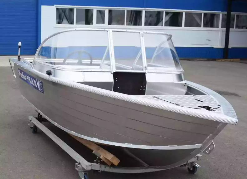 Алюминиевый катер Wyatboat-390 DCM Увеличенный борт в Тольятти