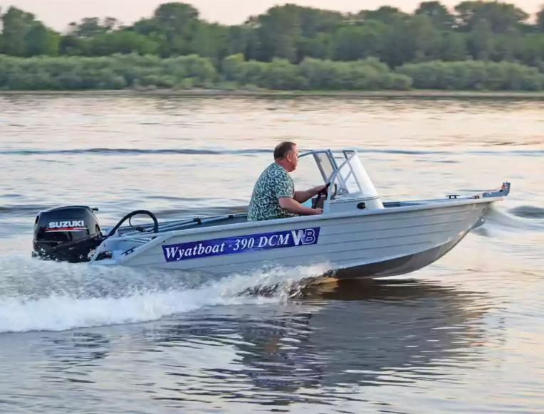 Алюминиевый катер Wyatboat-390 DCM в Тольятти