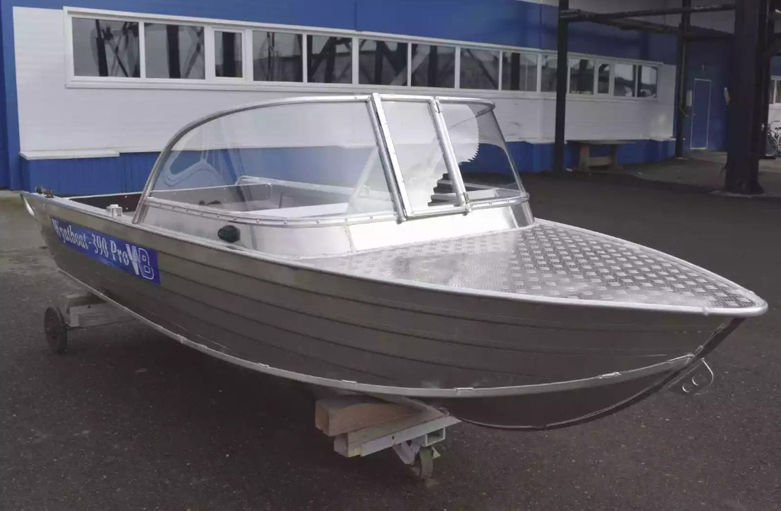 Алюминиевая лодка Wyatboat-390 Pro в Тольятти