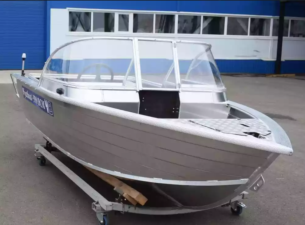 Алюминиевая лодка Wyatboat-390 DCM Увеличенный борт в Тольятти