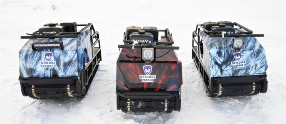 Мотобуксировщик Irondog (Железная собака) M500 20  Камуфляж Охотник в Тольятти