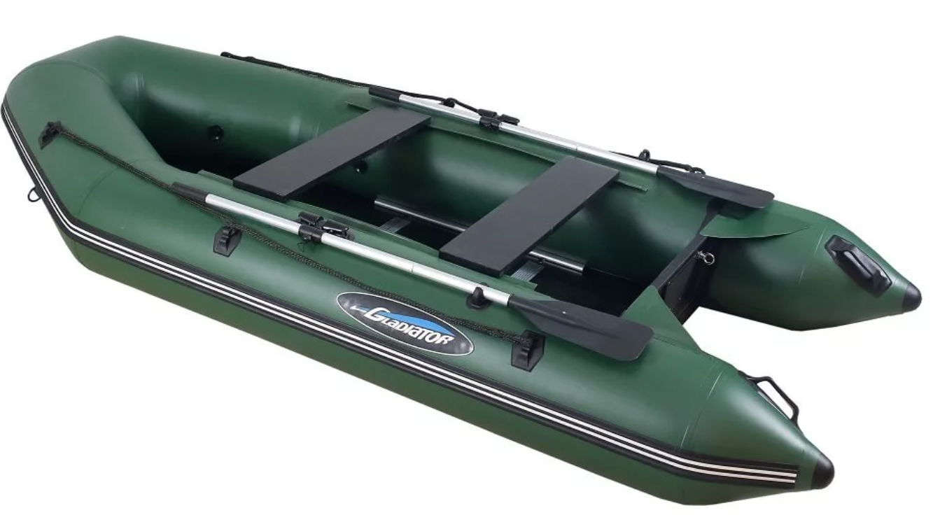 МОТОРНО-ГРЕБНАЯ ЛОДКА ПВХ GLADIATOR A 280 ТК С ФАНЕРНЫМ ДНОМ в Тольятти