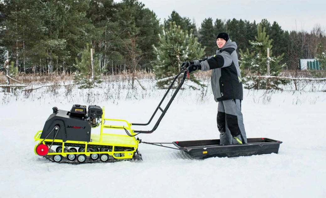Мотобуксировщик Бурлак ХОЗЯИН-1 (капот ткань) в Тольятти