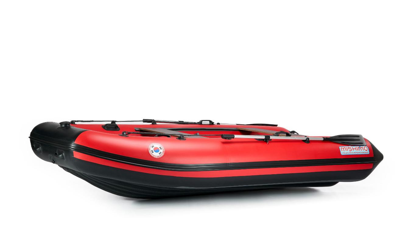 КОМПЛЕКТ ЛОДКА MISHIMO RAPID 380 PRO+ ЛОДОЧНЫЙ МОТОР MARLIN MP 9.9 (20) AMHS PROLINE FORCE в Тольятти