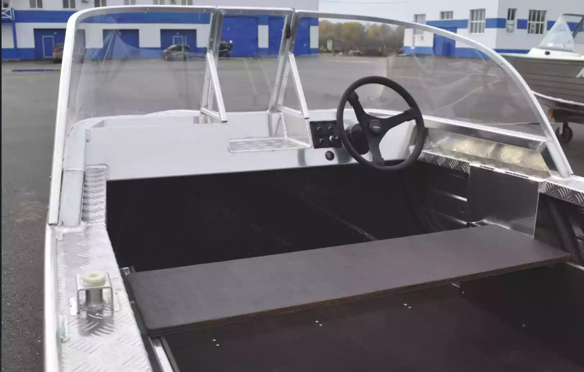 Алюминиевая лодка Wyatboat-390 Pro в Тольятти