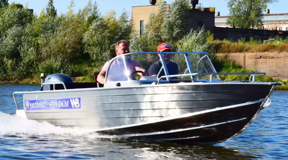 Алюминиевый катер Wyatboat-490 DCM в Тольятти