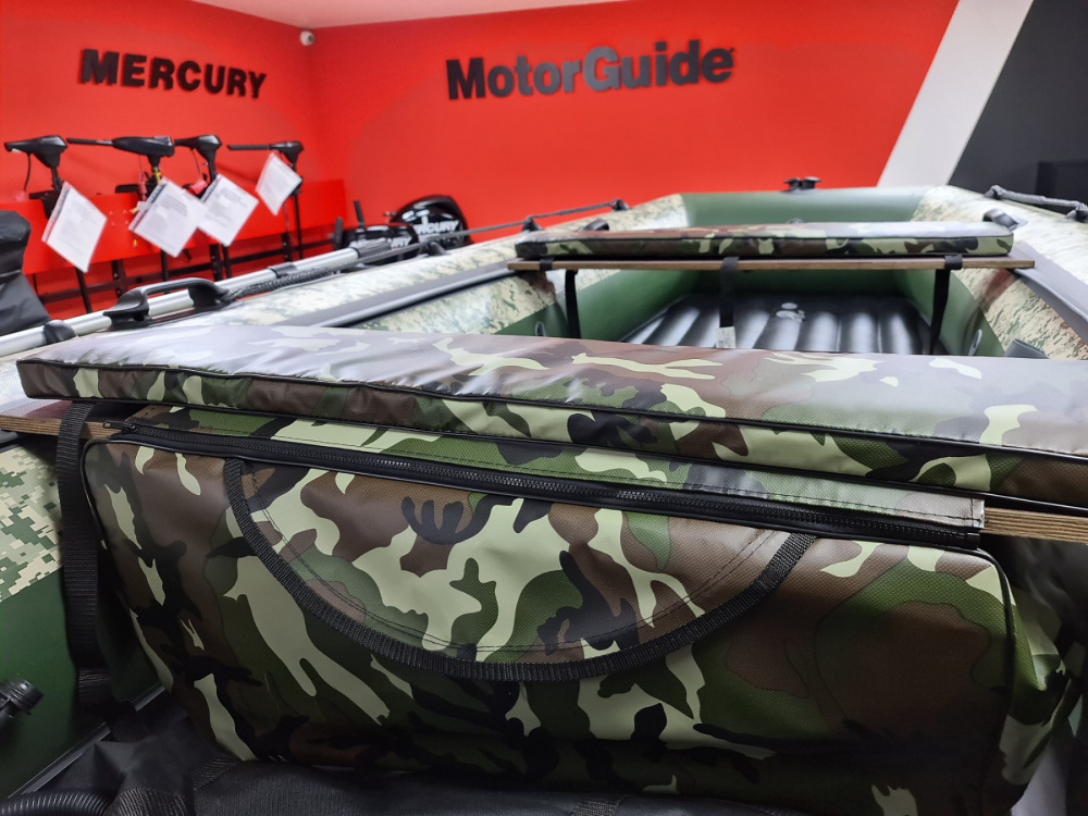 КОМПЛЕКТ МЯГКИХ НАКЛАДОК С СУМКОЙ ДЛЯ ЛОДОК 105Х20 КАМУФЛЯЖ в Тольятти