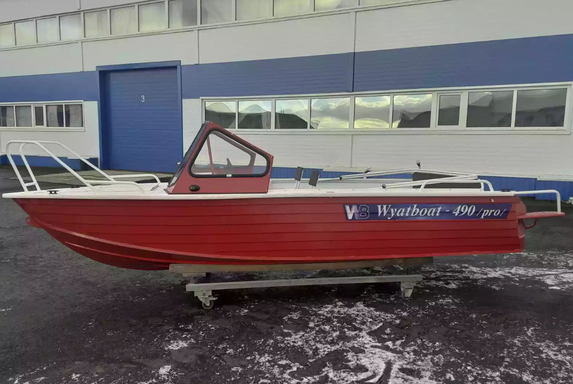 Алюминиевый катер Wyatboat-490 DCM Pro в Тольятти