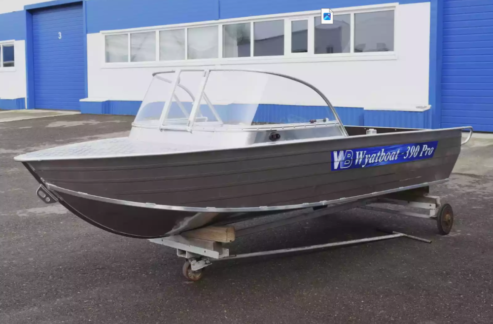 Алюминиевый катер Wyatboat-390 Pro в Тольятти