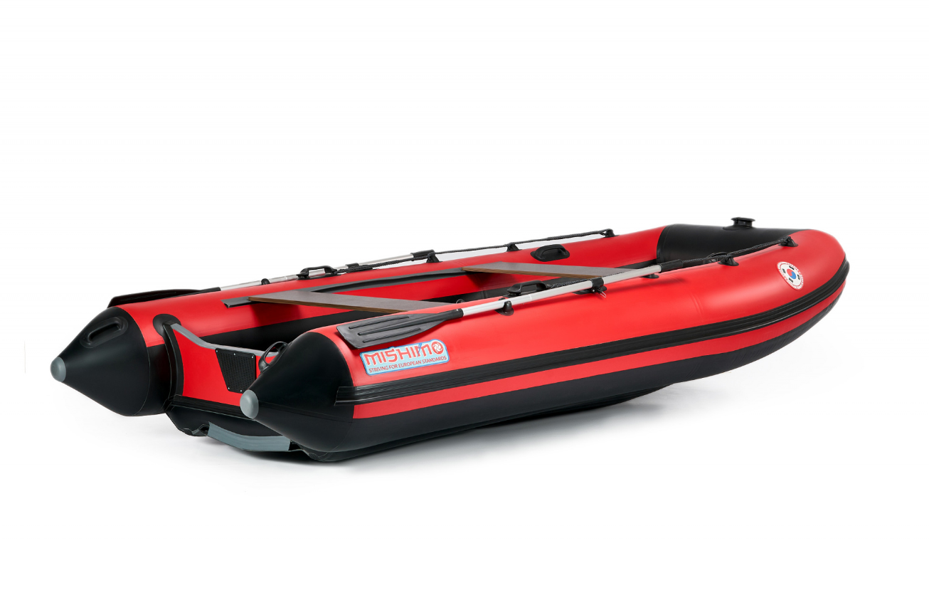 КОМПЛЕКТ ЛОДКА MISHIMO RAPID 380 + ЛОДОЧНЫЙ МОТОР MARLIN MP 9.9 (20) AMHS PROLINE FORCE в Тольятти