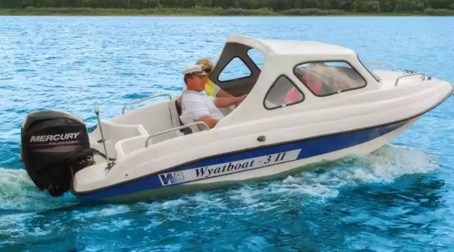 Стеклопластиковый катер Wyatboat-3 П (полурубка) в Тольятти