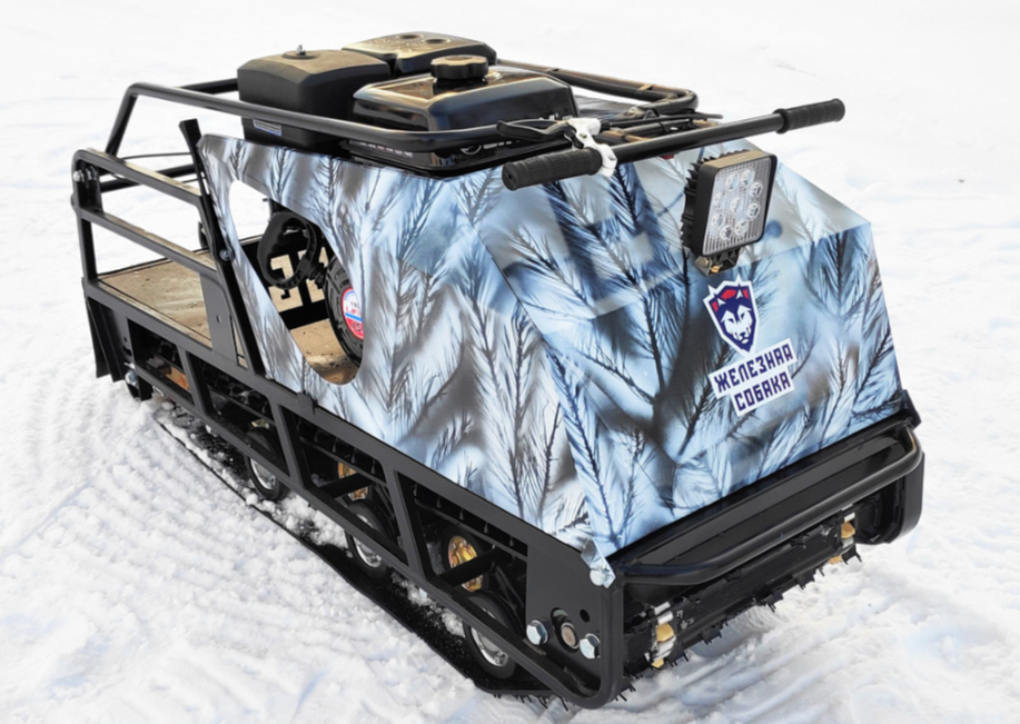 Мотобуксировщик Irondog (Железная собака) M500 20  Камуфляж Охотник в Тольятти