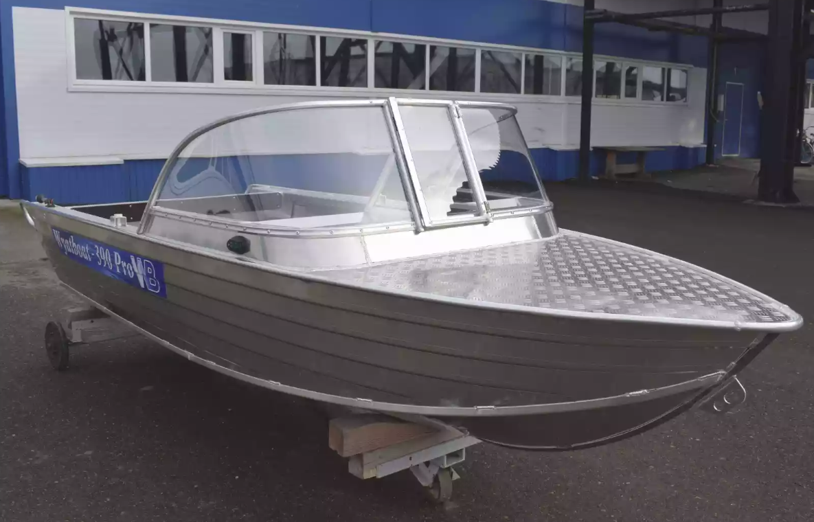 Алюминиевый катер Wyatboat-390 Pro в Тольятти