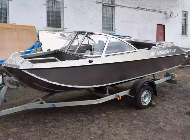 Алюминиевый катер Неман-500 DC (без покраски) в Тольятти