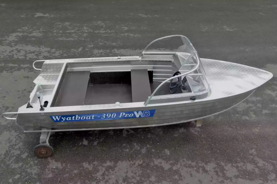Алюминиевая лодка Wyatboat-390 Pro в Тольятти
