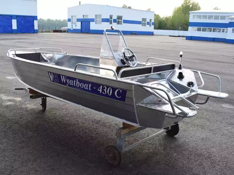 Алюминиевый катер Wyatboat-430 C в Тольятти