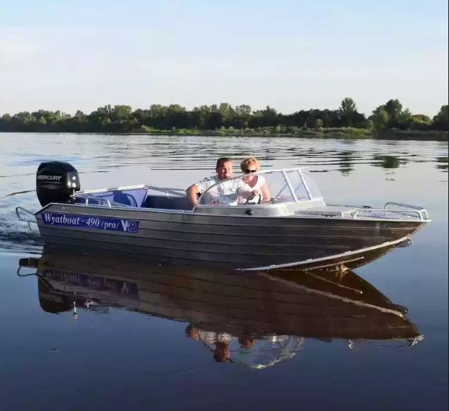 Алюминиевый катер Wyatboat-490 Pro в Тольятти