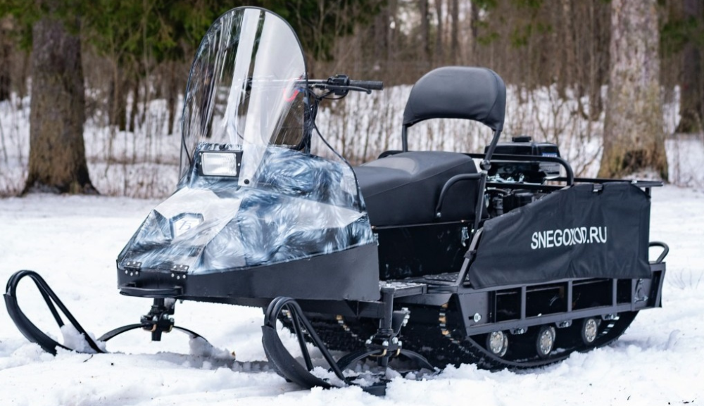 Миниснегоход Бурлак Егерь Экспедитор 15 л.с. , реверс, тормоз, капот белый в Тольятти