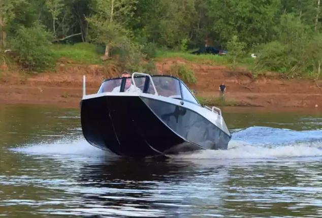 Алюминиевый катер Неман 500 DC водомёт в Тольятти