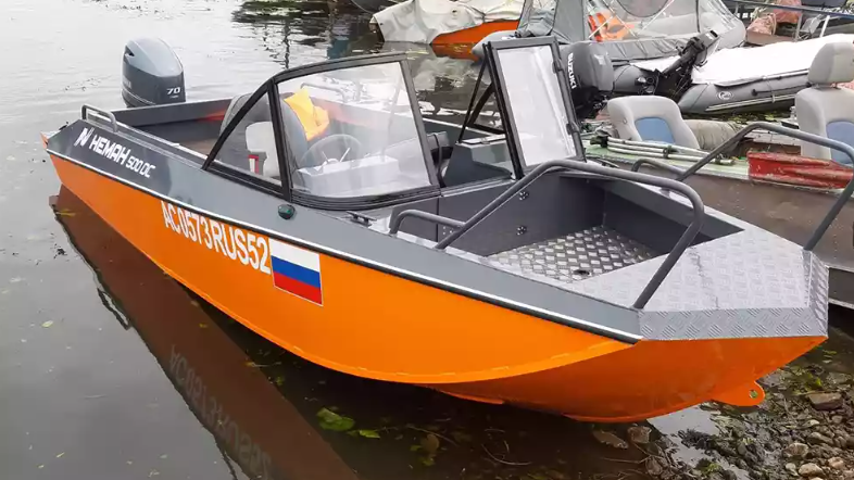 Алюминиевый катер Неман-500 DC в Тольятти