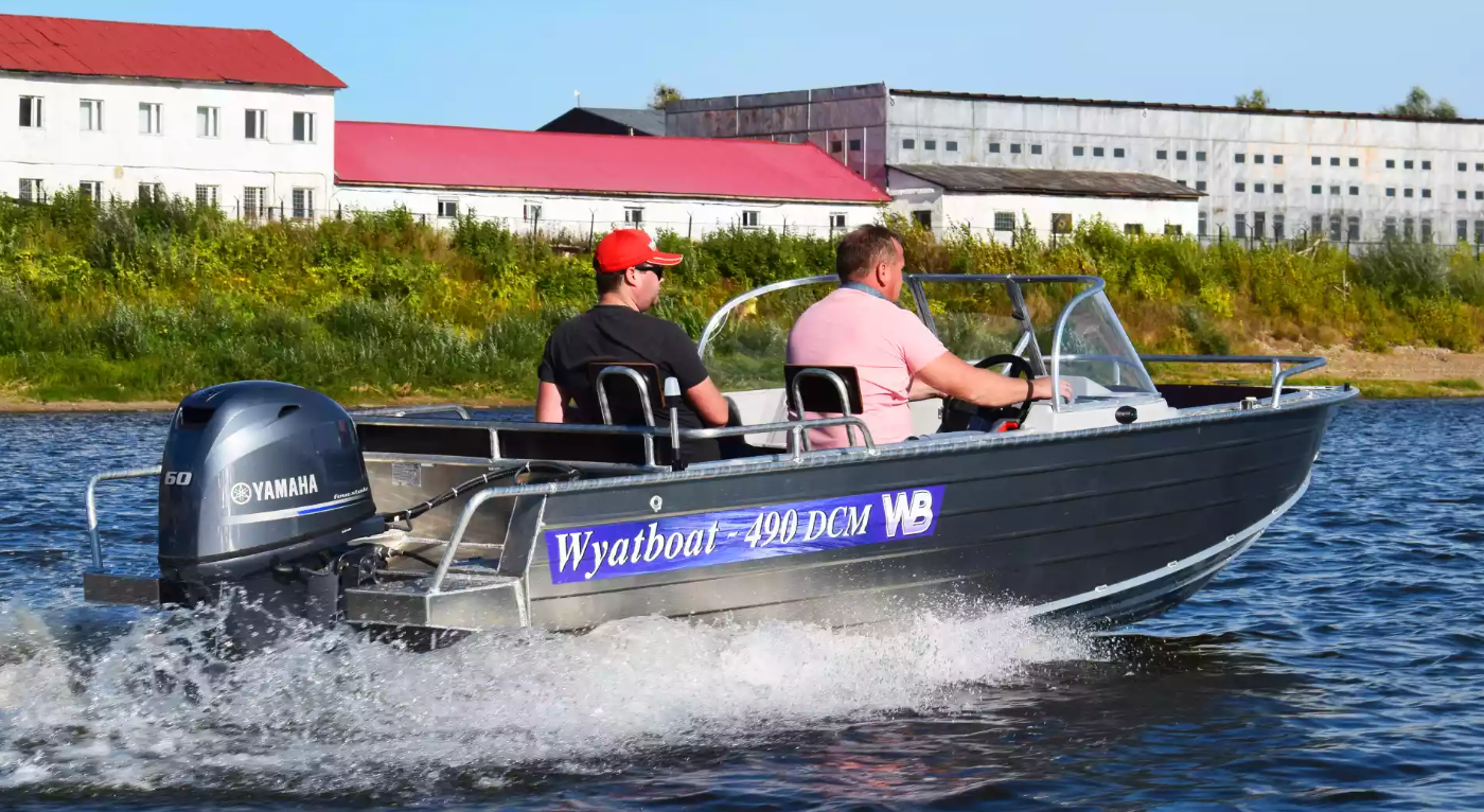 Алюминиевый катер Wyatboat-490 DCM в Тольятти