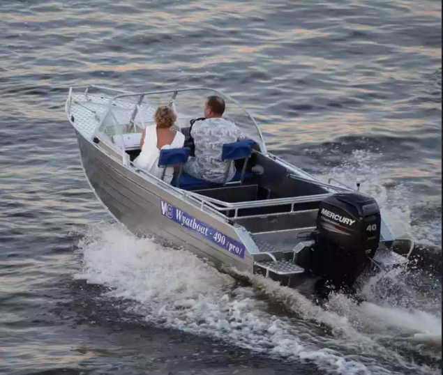 Алюминиевый катер Wyatboat-490 Pro в Тольятти
