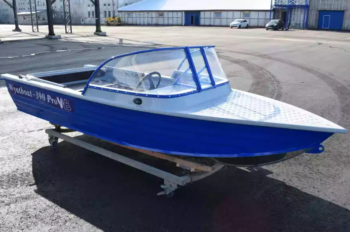 Алюминиевый катер Wyatboat-390 Pro в Тольятти