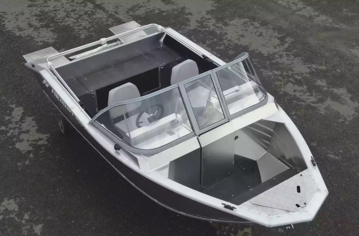 Алюминиевый катер Неман-450 DC NEW без покраски в Тольятти