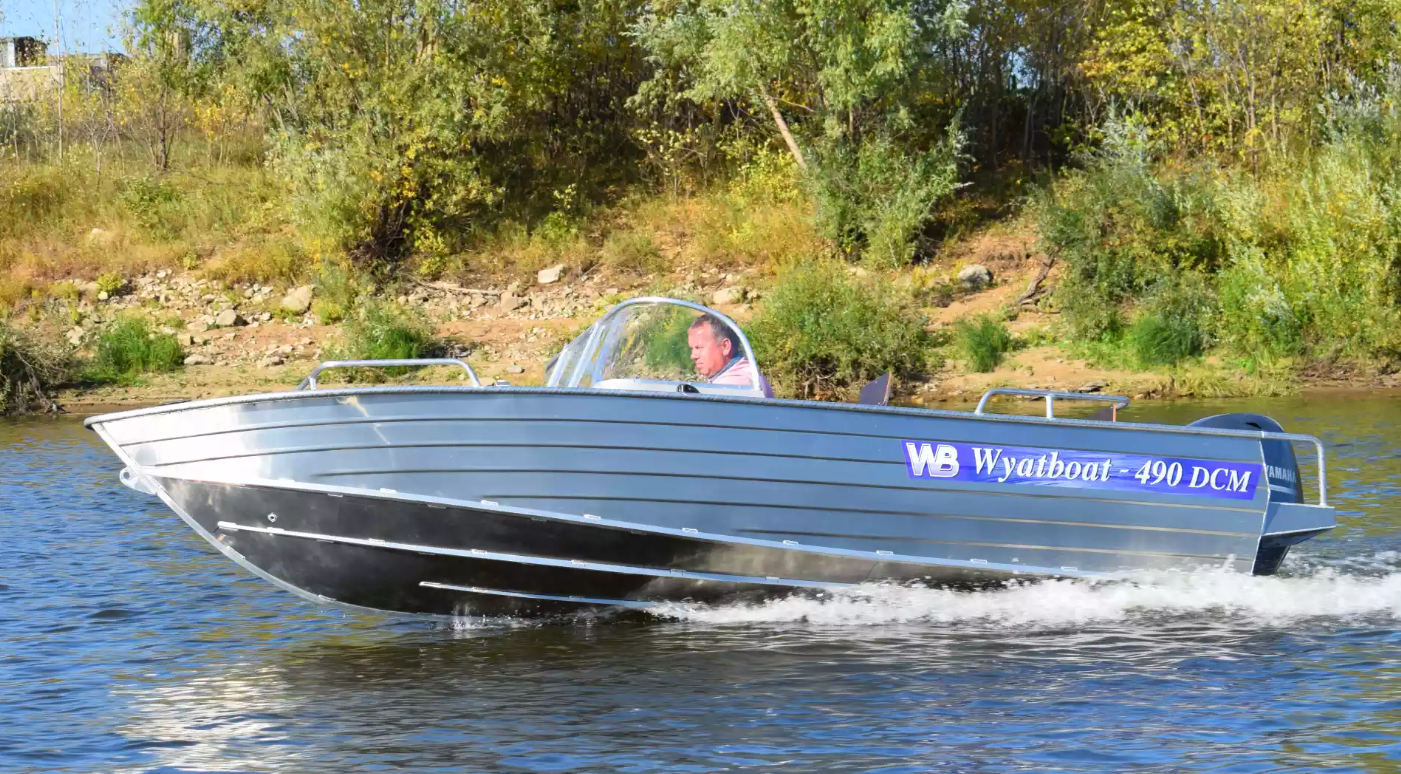 Алюминиевый катер Wyatboat-490 DCM в Тольятти