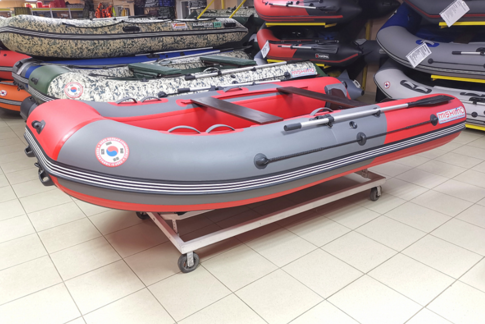 КОМПЛЕКТ Лодка MISHIMO PRO 350 + ЛОДОЧНЫЙ МОТОР MARLIN MP 9.9 (20) AMHS PRO в Тольятти