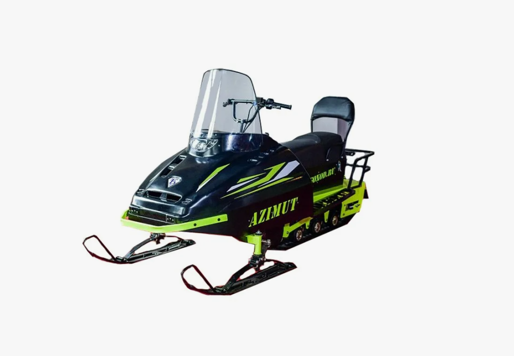 Миниснегоход Бурлак Азимут 20 л.с. , эл.запуск, реверс, тормоз гидравл, капот черный в Тольятти