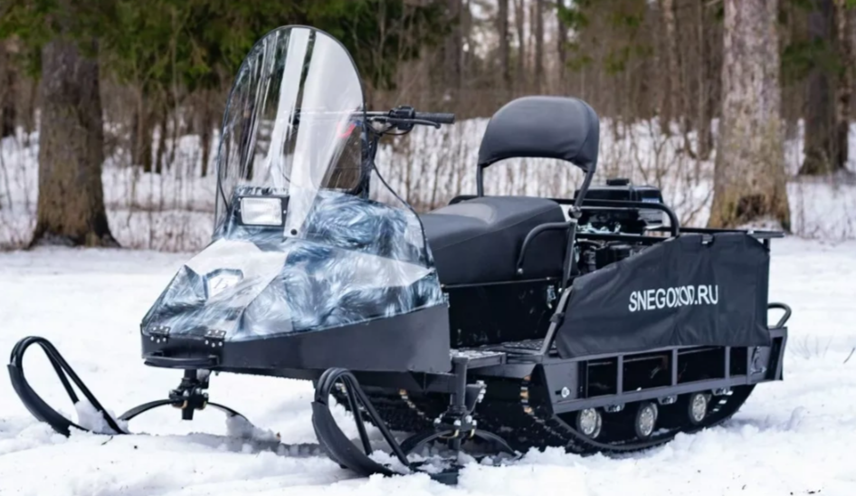 Миниснегоход Егерь Экспедитор 20 л.с. , реверс, тормоз, капот белый в Тольятти