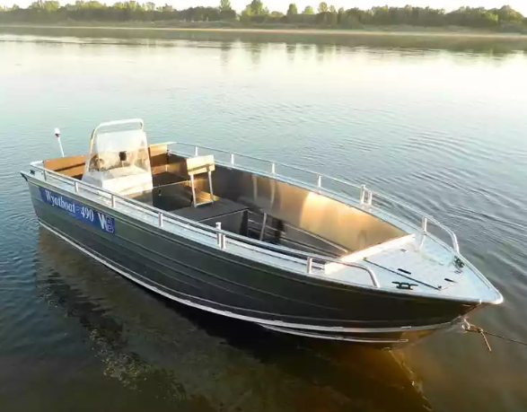 Алюминиевый катер Wyatboat-490 C в Тольятти