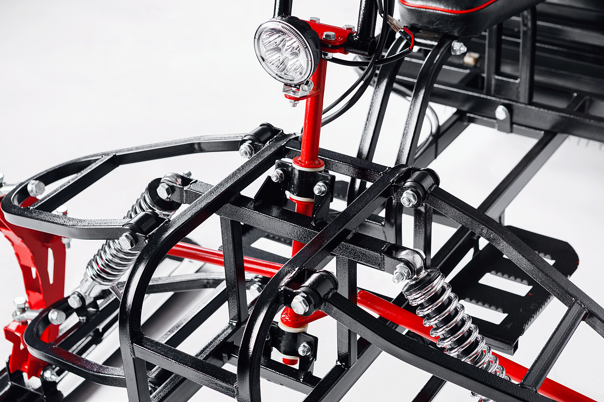 Лыжный модуль IKUDZO с подогревом ручек пластиковые лыжи в Тольятти