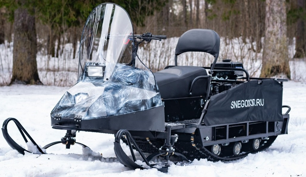 Миниснегоход Бурлак Егерь Экспедитор 15 л.с. , реверс, тормоз, капот белый в Тольятти