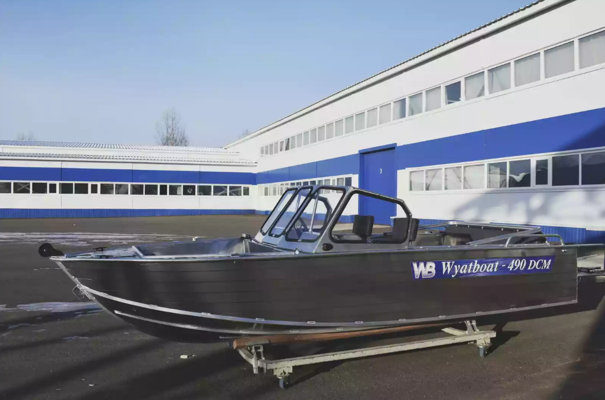 Алюминиевый катер Wyatboat-490 DCM Pro в Тольятти